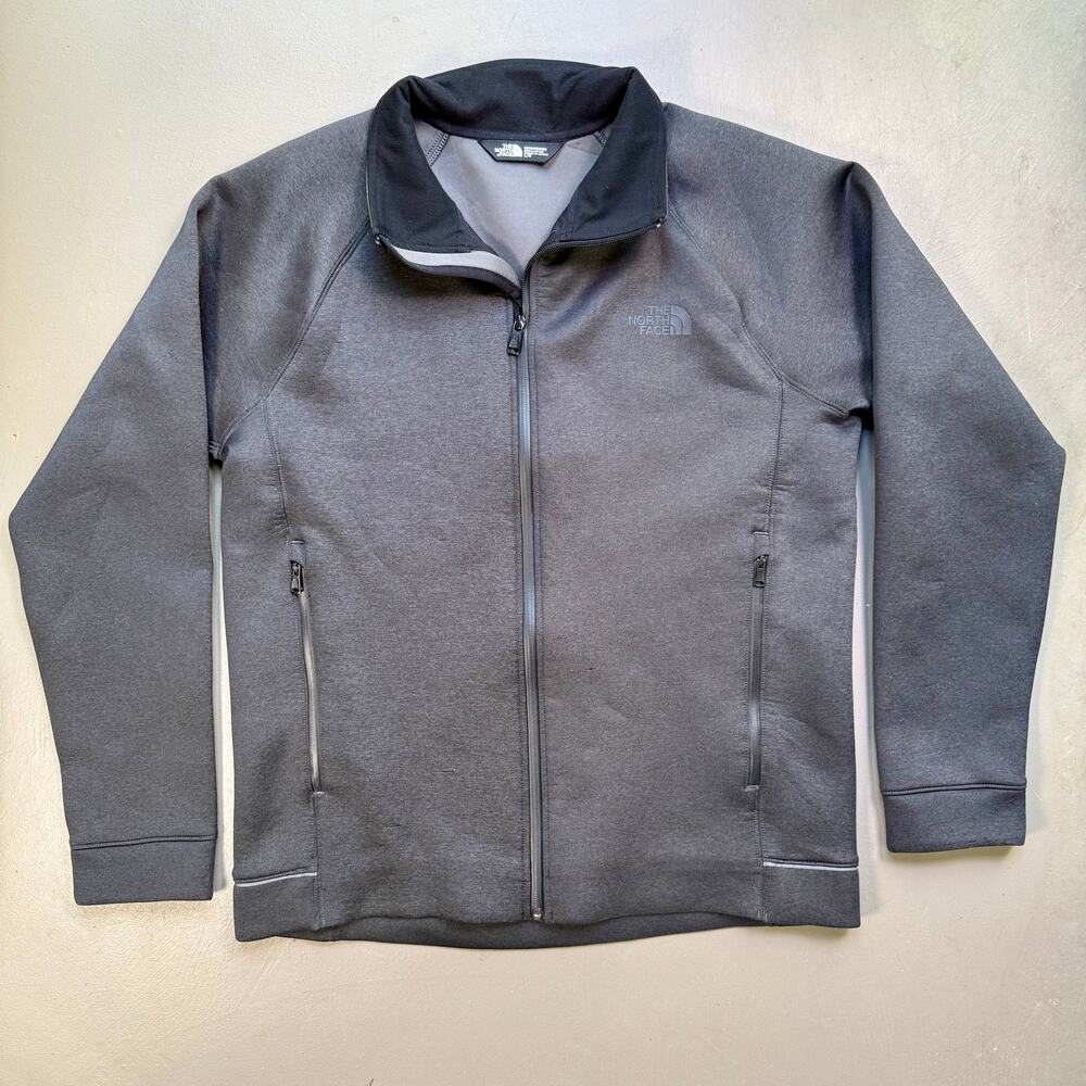 Gray Full Zip Performance Jacket Mens Large Activewear
